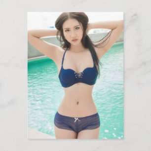 美しいビキニの写真 ポストカード