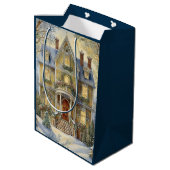 美しいビクトリアンなクリスマス ミディアムペーパーバッグ (裏面アングル)