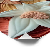 美しいビクトリアンフローラエレガントかわいらしの花 ポスター (コーナー)