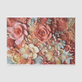 美しいビクトリアンフローラエレガントかわいらしの花 薄葉紙