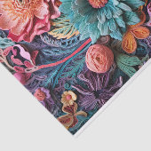 美しいビクトリアンフローラエレガントかわいらしの花 薄葉紙 (詳細)
