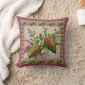 美しいビクトリアンフローラ芸術枕 クッション (ブランケット)