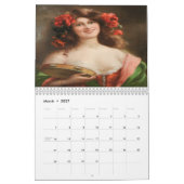 美しいビクトリアン女性絵画カレンダー カレンダー (3月 2027)
