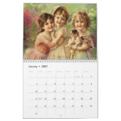 美しいビクトリアン女性絵画カレンダー カレンダー (1月 2027)