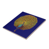 美しいビクトリアン孔雀プリント タイル (側面)