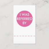 美しいビジネス紹介カードテンプレート 紹介カード (正面)