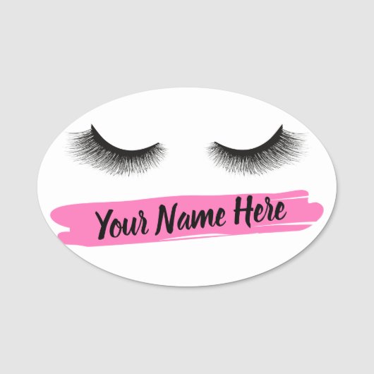 美しいビジネス 名札 (正面)