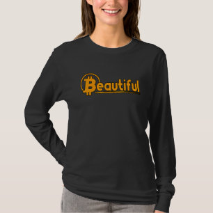 美しいビットコイン取引Crypto Blockchain 1 Tシャツ