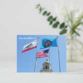 美しいビバリーヒルズポストカード! ポストカード (スタンド正面)