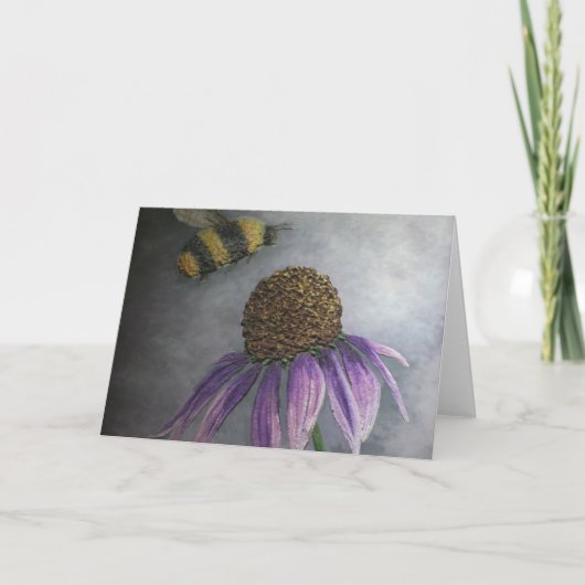 美しいビーグリーティングカードアーティストアリソン・ガルヴァン カード (正面)