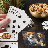 美しいビーグル犬のトランプ トランプ (インサイチュ)