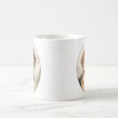 美しいビーグル コーヒーマグカップ (中央)