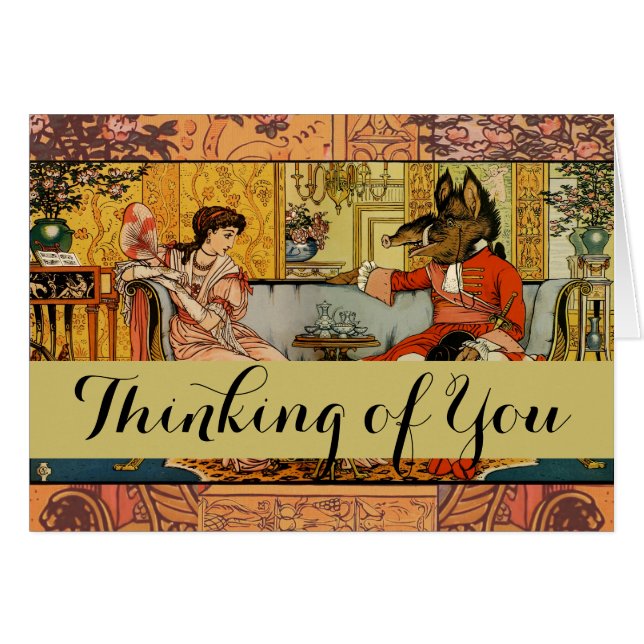 美しいビーストクラシックイラストレーション (正面横)