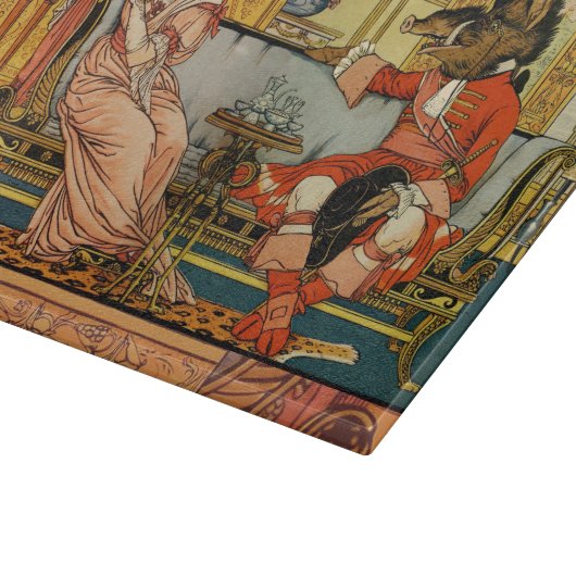 美しいビーストクラシックフェアリーテイルキャラクター カッティングボード (角)