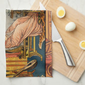 美しいビーストクラシックフェアリーテイルキャラクター キッチンタオル (四つ折り)