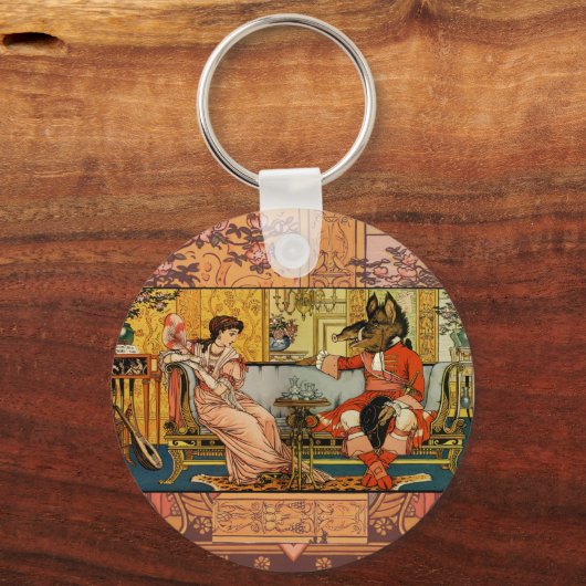 美しいビーストクラシックフェアリーテイルキャラクター キーホルダー (正面)