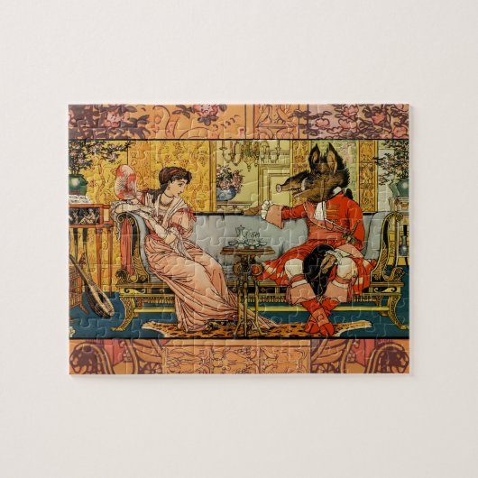 美しいビーストクラシックフェアリーテイルキャラクター ジグソーパズル (横)