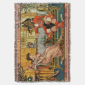 美しいビーストクラシックフェアリーテイルキャラクター スローブランケット (正面縦)