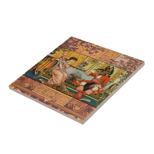 美しいビーストクラシックフェアリーテイルキャラクター タイル (側面)