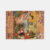 美しいビーストクラシックフェアリーテイルキャラクター フリースブランケット (正面(横))