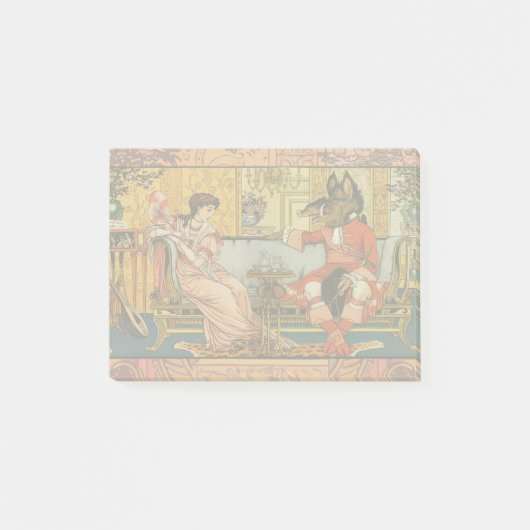 美しいビーストクラシックフェアリーテイルキャラクター ポストイット (正面)