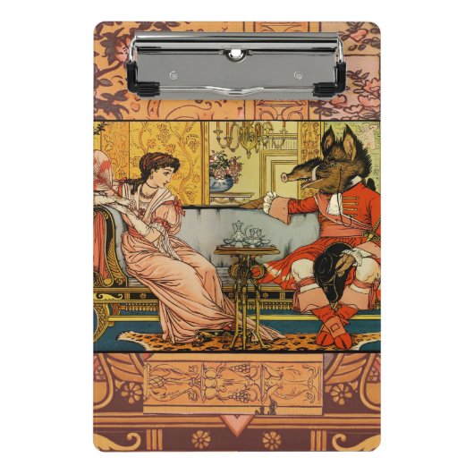 美しいビーストクラシックフェアリーテイルキャラクター ミニクリップボード (正面)