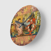 美しいビーストクラシックフェアリーテイルキャラクター ラウンド壁時計 (傾斜)