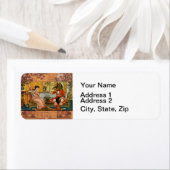 美しいビーストクラシックフェアリーテイルキャラクター ラベル (インサイチュ)