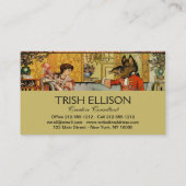 美しいビーストクラシックフェアリーテイルキャラクター 名刺 (裏面)