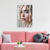 美しいビーズ キャンバスプリント (インサイチュ (リビング))