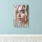 美しいビーズ キャンバスプリント (インサイチュ (ウッドフロア))