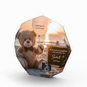美しいビーチのデジタル妊娠発表 フォトブロック (右)