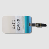 美しいビーチの生命 ラゲッジタグ (正面横)