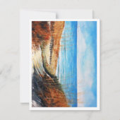 美しいビーチの砂丘アート (正面)