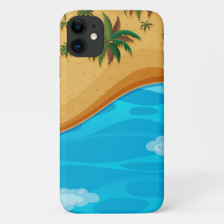 美しいビーチの風景 iPhone 11 ケース