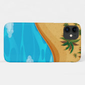 美しいビーチの風景 Case-Mate iPhoneケース (裏面(横))