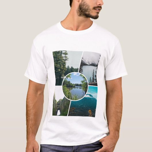 美しいビーチの風景 Tシャツ (正面)