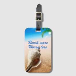 美しいビーチより心配が少ない ラゲッジタグ