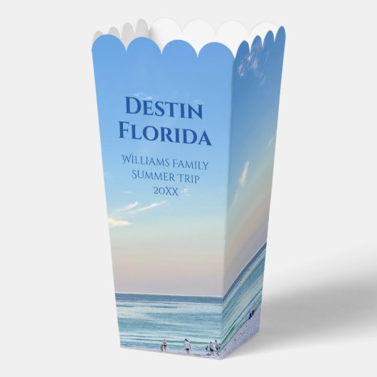 美しいビーチイベントカスタムオーシャン写真 フェイバーボックス (正面)