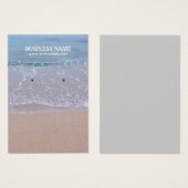 美しいビーチイヤリングディスプレイ (正面&裏面)