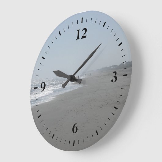 美しいビーチウォールクロック ラージ壁時計 (傾斜)