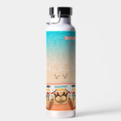 美しいビーチサマーの水筒 ウォーターボトル (右面)
