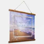 美しいビーチサンライズ 吊り下げ型タペストリー (傾斜あり)