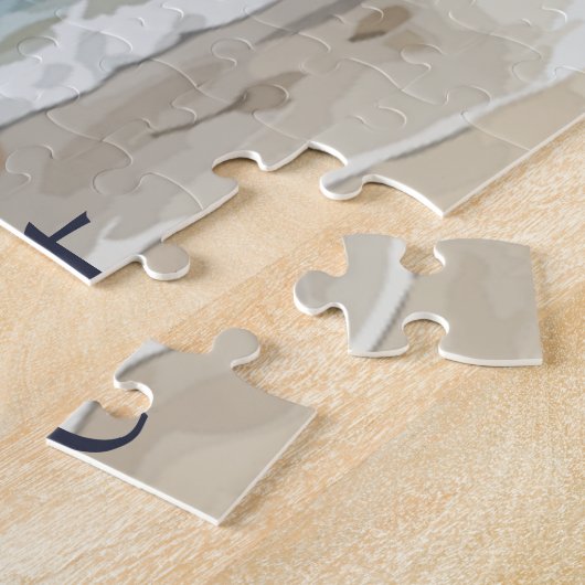 美しいビーチシーグルス海バケーションリタイアメント ジグソーパズル (側面)