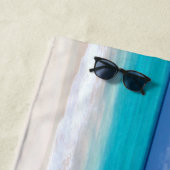 美しいビーチシーンサンドサーフ ビーチタオル (インサイチュ)