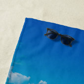 美しいビーチパーソナライズされた海名 ビーチタオル (インサイチュ)