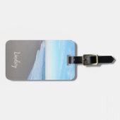 美しいビーチフォトラゲージタグ ラゲッジタグ (正面横)