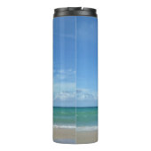 美しいビーチフロントプロパーソナライズされたパティ タンブラー (裏面)