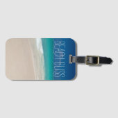 美しいビーチブリス ラゲッジタグ (正面横)