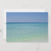 美しいビーチホライズンフォトシーサイド セーブザデート (裏面)